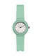 HipHop Women's Watch Battery with Rubber Strap Mint Green