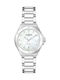 Women's Battery Watch with Silver Steel Bracelet