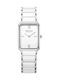 Bering Time Damenuhr Batterie mit Silber rostfreiem Stahlarmband