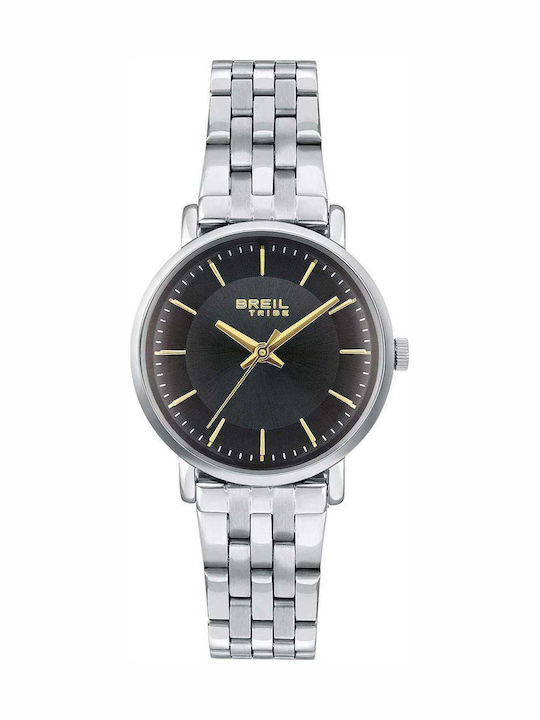 Breil Women's Watch Battery with Silver Stainless Steel Bracelet