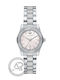 Emporio Armani Women's Battery Watch with Silver Metal Bracelet