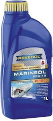 Oil For Outboard Engines Ravenol Marineoil Petrol 25W40 Synthetic 1L