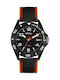 Breil Men's Battery Watch With Black Fabric Strap