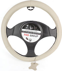 Steering Wheel Cover 38 Cm Beige Perforated 86