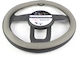 Steering Wheel Cover 38 Cm Black Grey 380