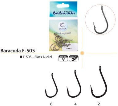 Baracuda Baracuda Angelhaken Set 10Einheiten No2