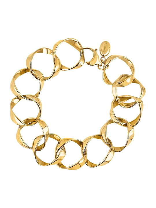 Breil Damen Armband aus Edelstahl Vergoldet