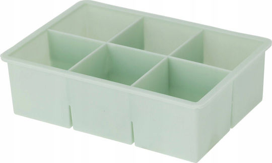 Excellent Houseware Ледена Кутия Куб от Силикон Зелен Excellent Houseware Ледена Кутия Куб от Силикон Зелен