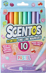 SCENTOS Markere de desen aromatice set 12 culori pastel SCENTOS Markere de desen aromatice set 12 culori pastel