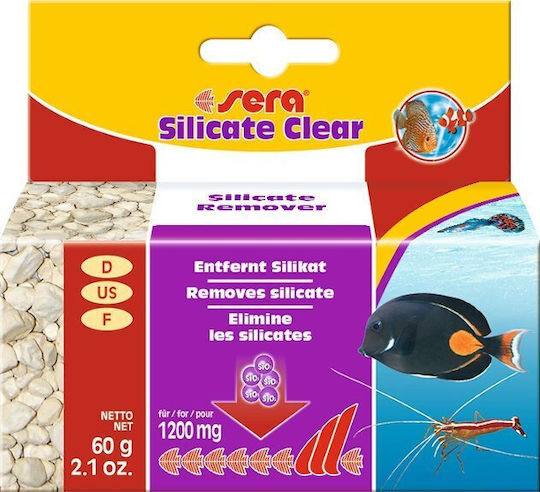 Sera Silicate Clear Υλικό για Φιλτράρισμα Ενυδρείου 60gr 1τμχ