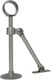 Support Brace Brass Handrail Tube Ø35 17cm Matte Nickel Metalor 075-8217