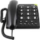 Phoneeasy 311c Corded Landline Phone Black