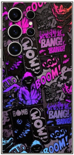 Gams Premium Vinyl Schutzfolie für Handy-Rückseiten Samsung Galaxy S25 Ultra 3D Neonbomb