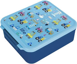 Ecolife Plastic Kids' Food Container Disney Cars 1.7lt Blue Cars Ecolife Plastic Kids' Food Container Disney Cars 1.7lt Blue Cars