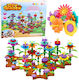 Base for Building Blocks Creative Garden for 3+ Years 148 Pieces