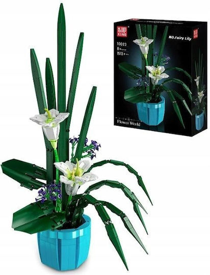 Mould King Building Blocks Fairy Lily Bouquet for 8+ Years 1513 Pieces