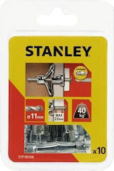 Stanley Schraubanker Metallisch 11x50mm 10 Stück