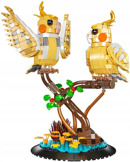 Mould King Building Blocks Black-capped Lory for 8+ Years 1052 Pieces