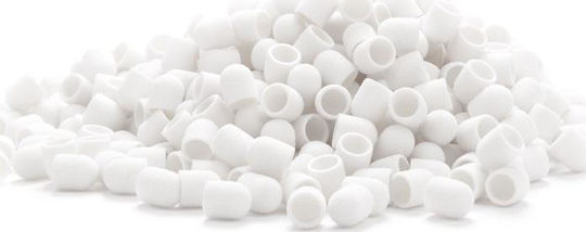 Exo Abrasive Caps 13mm 80 500 Pieces Hard Cap White 126293