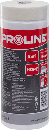 Pro-line Covering Film Paint Tape Anti-flap 20m X 270cm Surface Protection