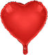 Set of 10 Foil Heart Balloons 46cm
