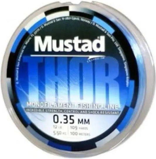 Mustad Hm Thor Mono Filament 1/4lbs Spool Green 0.370mm