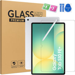 Strado-tech Σκληρυμένο Γυαλί Samsung Galaxy Tab S10 Fe Plus S10 Fe+ 13.1 – Προστασία Οθόνης 9h Πλήρης Κάλυψη Ελαιοφοβικό Προστασία Tablet 9h 2,5d Εγκοπές Glass