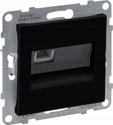 Legrand Telefonsteckdose mit Rahmen in Schwarze Farbe 721461 Legrand Telefonsteckdose mit Rahmen in Schwarze Farbe 721461