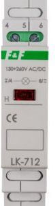 Modular Lamp Red 130-260v Ac Dc Lk-712r-130-260v