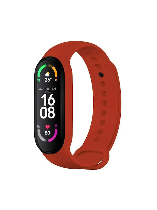 Σταθερό Λουράκι Σιλικόνης Xiaomi Band 7/mi Band 6/mi Band 5 Κόκκινο Σταθερό Λουράκι Σιλικόνης Xiaomi Band 7/mi Band 6/mi Band 5 Κόκκινο