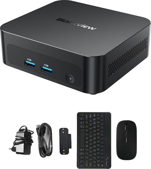 BlackView Мини Компютър (Core 5 210H/16GB DDR4/512GB SSD/W11 Pro)