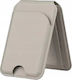 Portofel Magnetic Pentru Telefon Jabees MagSafe 4 Carduri Blocare Rfid + Suport Magwallet Secure Gri