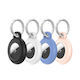 Dux Ducis Pc Secure Holder 4 Pack Apple Airtag Case Waterproof Black White Blue Pink