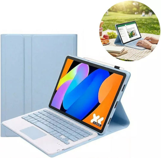 4kom L Θήκη Πληκτρολόγιο Lenovo Idea Tab 11'' Zafr0378pl Tb336fu Tb336zu 2025 Μπλε