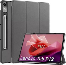 4kom Husă pentru tabletă Smart Case Cover Lenovo Tab P12 12.7" Tb370 Tb370fu 2023 Gri 4kom Husă pentru tabletă Smart Case Cover Lenovo Tab P12 12.7" Tb370 Tb370fu 2023 Gri