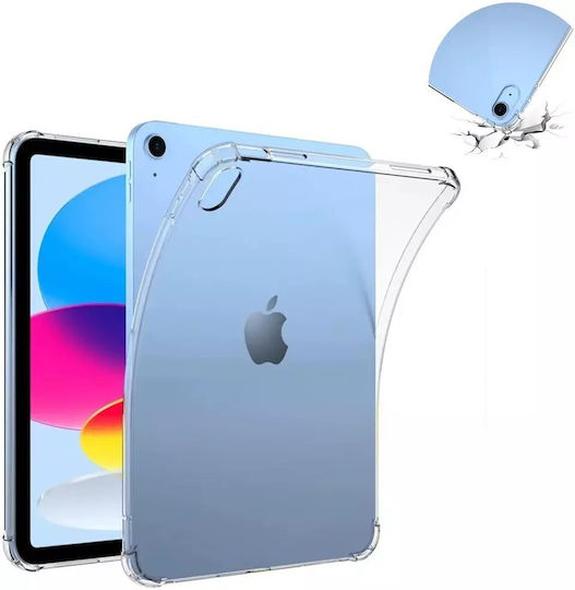 4KOM L Силиконов Калъф Apple iPad 10.9 2022 10-то поколение iPad 11 2025 A16 11-то поколение Прозрачен