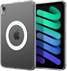 Spigen Ultra Hybrid Magfit Acs11623 iPad Mini 6 2021 iPad Mini 7 2024 Прозрачен Бял Spigen Ultra Hybrid Magfit Acs11623 iPad Mini 6 2021 iPad Mini 7 2024 Прозрачен Бял