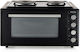 Muhler MC-6522 Elektrisches Kochfeld 65l mit 2 Kochfeldern Schwarz