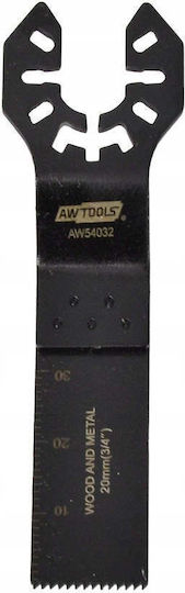 Awtools MT Лезвие за мултиинструмент HCS 20mm x 30mm Дърво Метал