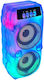 Bseng Bluetooth Lautsprecher mit Tischuhr Transparent
