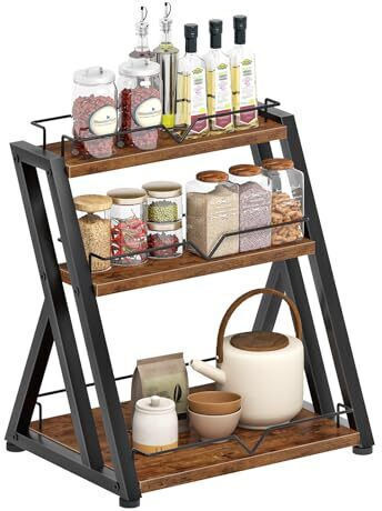 Hoobro Spice Organizer Metallic Brown