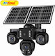 Andowl TS5 IP Triple Surveillance Camera 4G 8K Waterproof Battery with Speaker