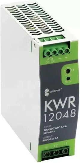 SilentiumPC DIN-Schienen-Stromversorgung mit Ausgang 48V und Leistung 120W 2,5A
