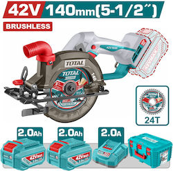 Total TSLI4214012E Δισκοπρίονο Brushless 42V 2x2Ah Total TSLI4214012E Δισκοπρίονο Brushless 42V 2x2Ah