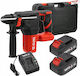 Yato YT-827722 Percussive Battery Drill Driver Brushless 18V 2x4Ah