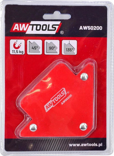 AWTools AW50200 Ъгъл на заваряване с магнитна сила 11.5kg и ъгли 45° / 90° / 135°