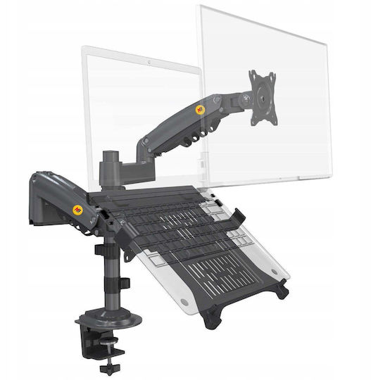 North Bayou Desk Monitor Stand up to 27" with Arm