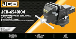 JCB Drehbarer Schraubstock aus Mangan mit Maximale Öffnung 100mm