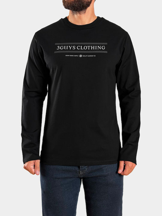 Long Sleeve Black Blouse