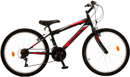 Orient Komfort 26" Schwarzes Mountainbike mit Geschwindigkeiten